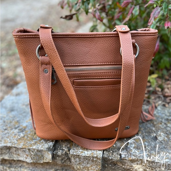 Montana West Signature Monogram Shoulder Bag - Picture 7 of 8